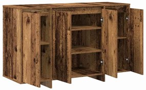 vidaXL Πλαϊνό γραφείο Παλαιό ξύλο 120 x 41 x 75 εκ. Επεξεργασμένο ξύλο