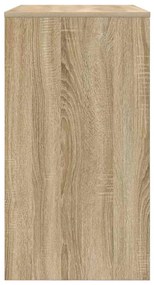 vidaXL Γραφείο Sonoma Δρυς 77,5 x 43 x 79 εκ Επεξεργασμένο ξύλο