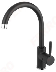 KARAG  LUGIO Μπαταρία κουζίνας μαύρη LUGIO BLG4BL FERRO KARAG-5902194995856