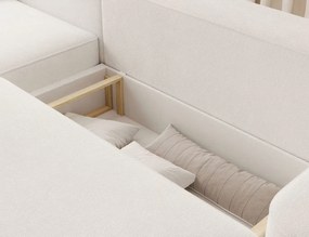 Γωνιακός καναπές Luxora-Leuko-Αριστερή