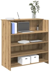 vidaXL Γραφείο υποδοχής 100x50x103,5 εκ. Επεξεργασμένο Ξύλο