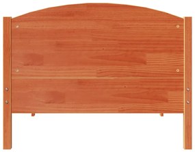 vidaXL Σκελετός Κρεβ. Χωρίς Στρώμα Καφέ Κεριού 75x190 εκ Μασίφ Πεύκο