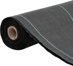 vidaXL Μεμβράνη Εδαφοκάλυψης Μαύρη 1,5x200 μ. από Πολυπροπυλένιο