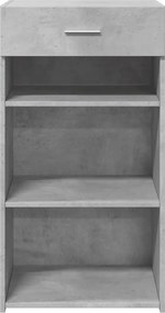 vidaXL Ντουλάπι Γκρι Σκυροδέματος 50x42,5x93 εκ. Επεξεργασμένο Ξύλο