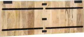 vidaXL κεφαλάρι 140 cm μασίφ ακατέργαστο ξύλο Mango