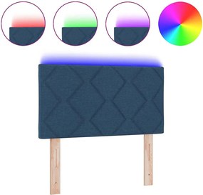 vidaXL Κεφαλάρι Μπλε 180 cm ύφασμα