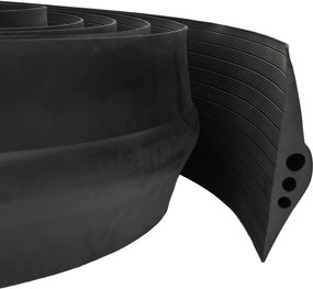 vidaXL Σφραγίδα Δαπέδου Γκαράζ Μαύρο 75 x 12 mm 2 μ. EPDM Καουτσούκ