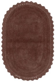Πατάκι Μπάνιου Mack 43 Brown Kentia 70Χ110 100% Cotton