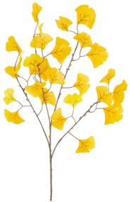 GloboStar® Artificial Garden GINKGO BRANCH 20229 10 x Τεχνητά Διακοσμητικά Κλαδία Γκίγκο Π50 x Υ65cm