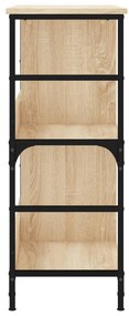 vidaXL Βιβλιοθήκη Sonoma Δρυς 78,5 x 33 x 82 εκ. Επεξεργασμένο Ξύλο