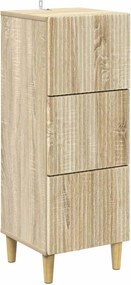 vidaXL Ντουλάπι με Συρτάρια Sonoma Δρυς 33 x 34,5 x 90 εκ