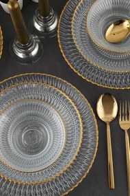 Dinner Set (12 Pieces) Selen 12YTAY Transparent