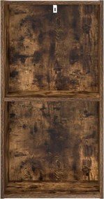 vidaXL Βιβλιοθήκη Καπνιστή Δρυς 40x30x77 εκ. από Επεξεργασμένο Ξύλο