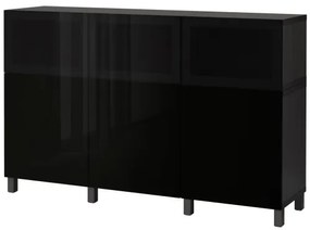 BESTÅ σύνθεση αποθήκευσης με πόρτες, 180x42x112 cm 092.081.85