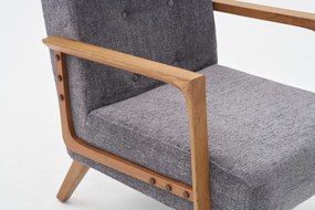 Wing Chair Kemer - Grey Grey