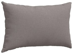 vidaXL Μαξιλάρι Καναπέ 2 pcs Taupe 50 x 30 cm ύφασμα