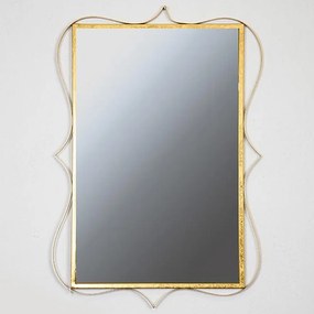 Καθρέπτης Τοίχου 751-11043 55x1,5x80cm Gold Estheti Home Metal
