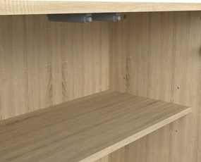 Μπουφές Billie pakoworld sonoma-ανθρακί149x40x77εκ