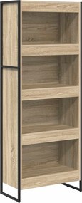 vidaXL Βιβλιοθήκη 60 x 30 x 155 εκ Επεξεργασμένο Ξύλο Σονόμα