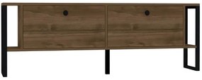 Έπιπλο Τηλεόρασης Ahu 835PUQ4506 160x24,5x50,4cm Walnut