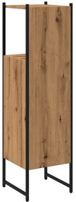 vidaXL Ντουλάπι μπάνιου Δρυς τεχνίτης 33x33x120,5 cm