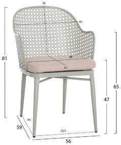 ΣΕΤ LOUNGE 3TMX ΕΞ.ΧΩΡΟΥ OREGO HM21106.06 ΑΛΟΥΜΙΝΙΟ ΣΕ ΦΥΣΤΙΚΙ