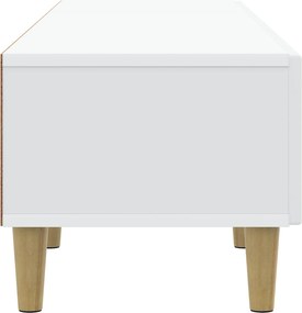 vidaXL Ντουλάπι TV Λευκό 147 x 34,5 x 30 εκ Επεξεργασμένο Ξύλο