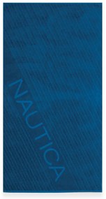Πετσέτα Θαλάσσης Nau Navy Dark Blue Nautica Θαλάσσης 90x170cm 100% Βαμβάκι
