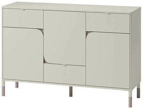 Σιφονιέρα Fresno AR108, Beige, Με συρτάρια και ντουλάπια, Αριθμός συρταριών: 3, 87x130x40cm, 52 kg | Epipla1.gr