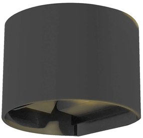 Φωτιστικό Τοίχου - Απλίκα Flathead 80203540 11,7x13,7x10cm Dim Led 250lm 6W Anthracite itLighting