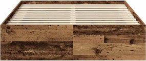 vidaXL Πλαίσιο κρεβατιού χωρίς στρώμα 160x200 εκ. Επεξεργασμένο Ξύλο