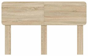 vidaXL Κεφαλάρι με κεφαλάρι Δρύς Sonoma 150 cm Επεξεργασμένο ξύλο
