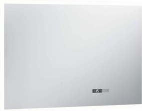 vidaXL Καθρέφτης Μπάνιου με LED/Αισθητήρα Αφής και Οθόνη Ώρας 100x60εκ