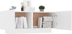 vidaXL Κομοδίνο Λευκό 100 x 35 x 40 εκ. από Επεξεργασμένο Ξύλο