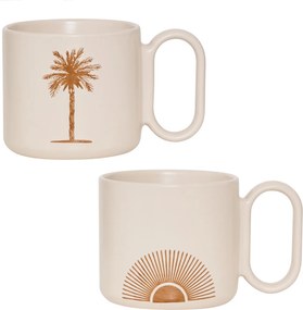 Κούπες 360ml (Σετ 2τμχ) S-D Sunshine 207172