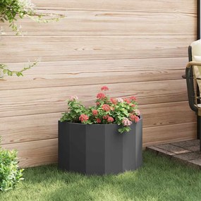 vidaXL Γλάστρα Μαύρο 60 x 30 x 35 εκ Ατσάλι