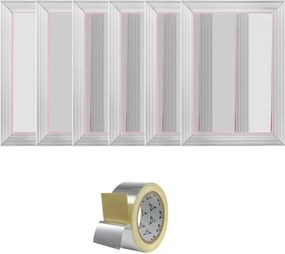 VEVOR Screen Printing Kit Silk Screen Printing Frame 10x14in 110 Count Mesh 6pcs