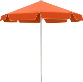 Ομπρέλα μεταλλική επαγγελματική σε πορτοκαλί χρώμα Ø2m