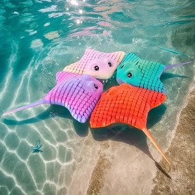 Πλαστικό Παιχνίδι Χειρός Σαλάχι 17cm - Plastic Stingray Toy-0303004-191568