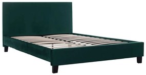 Κρεβάτι Becca HM553.13 160x210x98cm Για Στρώμα 150x200cm Dark Green Double