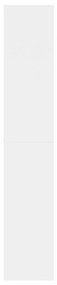 Παπουτσοθήκη με 4 Ανακλινόμενα Συρτάρια Λευκή 80x34x187,5 εκ. - Λευκό