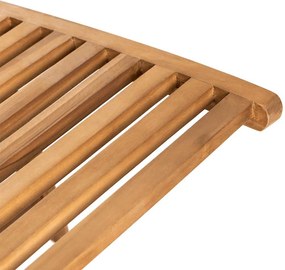 vidaXL Ξαπλώστρα από Μασίφ Ξύλο Teak
