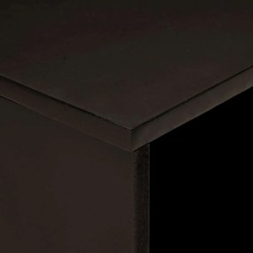 vidaXL Τραπεζάκι σαλονιού Μαύρο και Χρυσό 80 x 50 x 40 cm