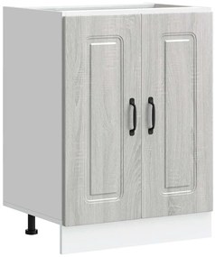 vidaXL Ντουλάπι βάσης νεροχύτη Kalmar Γκρι Sonoma 60x46x81,5 εκ.