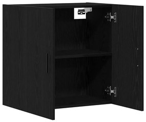 vidaXL Ντουλάπα Τοίχου Μαύρη δρυς 60 x 31 x 60 εκ. Επεξεργασμένο ξύλο