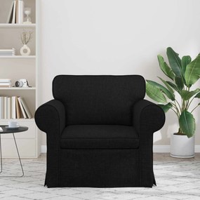vidaXL Καναπές Μαύρο 95 x 82 x 80 εκ ύφασμα