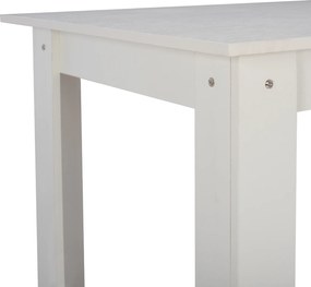 ΤΡΑΠΕΖΙ ΚΟΥΖΙΝΑΣ KELVIN 140x80x77Υεκ. ΛΕΥΚΟ HM2429.03