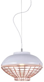 Φωτιστικό Κρεμαστο Aca OD5396 LETO Λευκό (White)