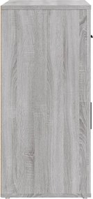 vidaXL Ντουλάπι Γκρι Sonoma 80x33x70 εκ. από Επεξεργασμένο Ξύλο