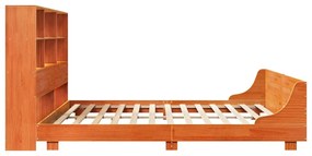 vidaXL Σκελετός Κρεβ. Χωρίς Στρώμα Καφέ Κεριού 180x200 εκ Μασίφ Πεύκο